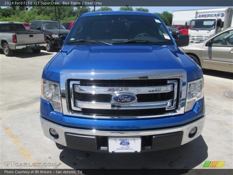 Blue Flame / Steel Grey 2014 Ford F150 XLT SuperCrew