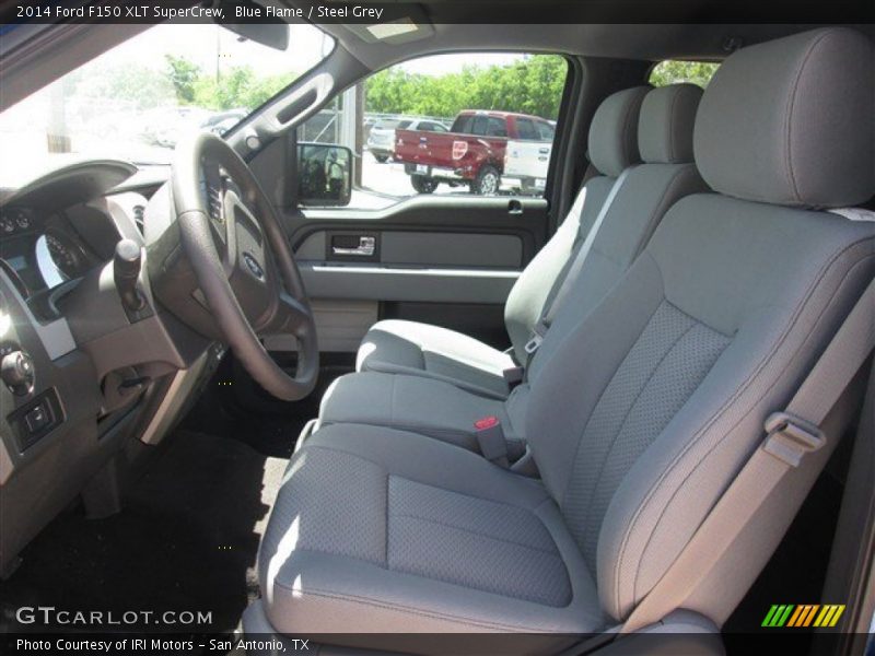 Blue Flame / Steel Grey 2014 Ford F150 XLT SuperCrew