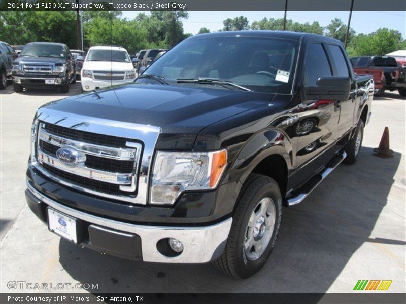 Tuxedo Black / Steel Grey 2014 Ford F150 XLT SuperCrew