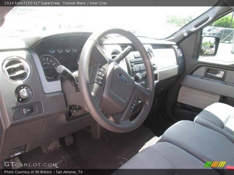 Tuxedo Black / Steel Grey 2014 Ford F150 XLT SuperCrew