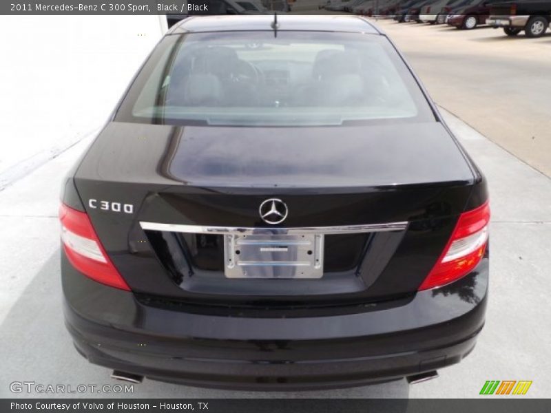 Black / Black 2011 Mercedes-Benz C 300 Sport