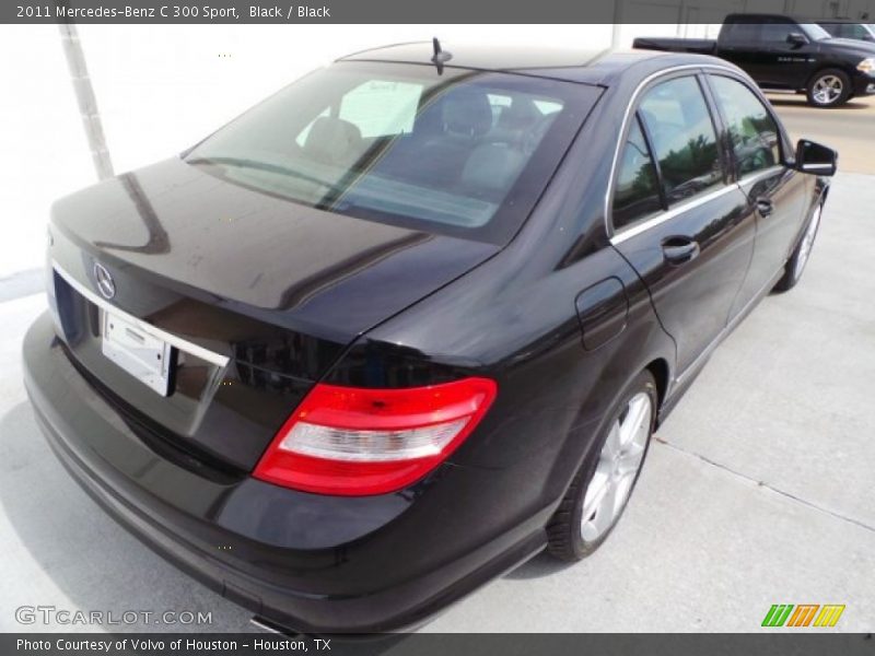 Black / Black 2011 Mercedes-Benz C 300 Sport