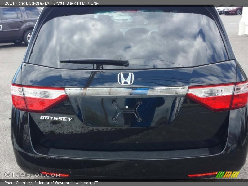 Crystal Black Pearl / Gray 2011 Honda Odyssey EX