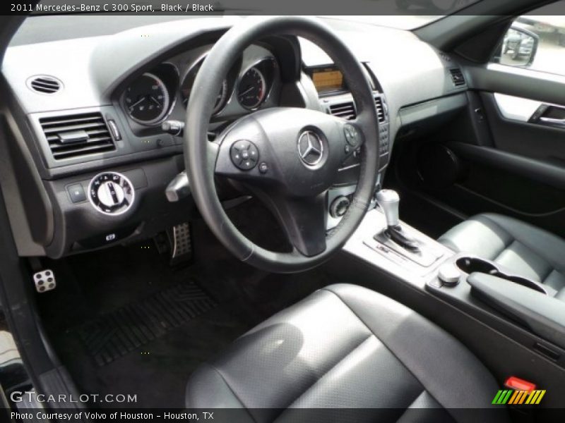 Black / Black 2011 Mercedes-Benz C 300 Sport