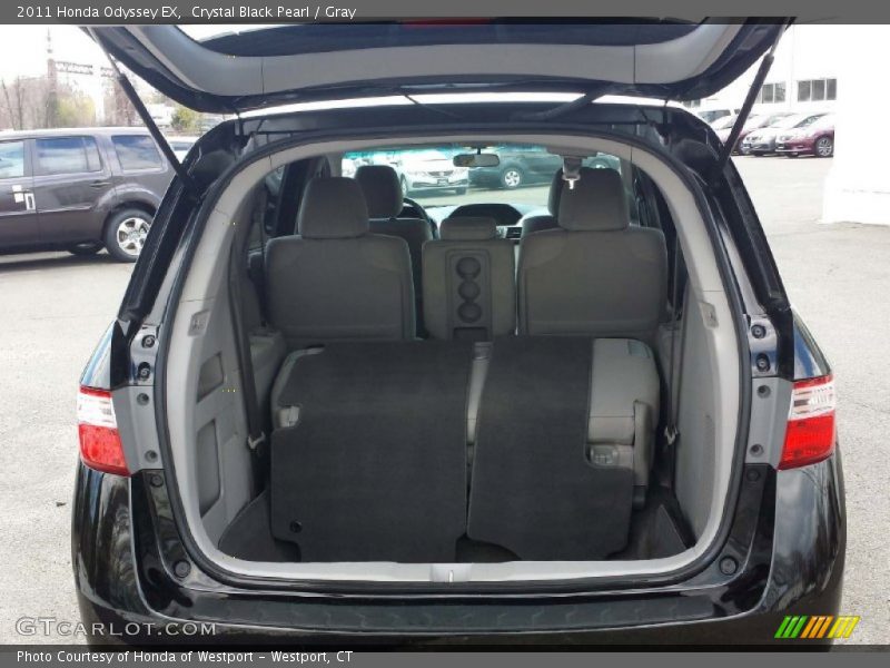 Crystal Black Pearl / Gray 2011 Honda Odyssey EX