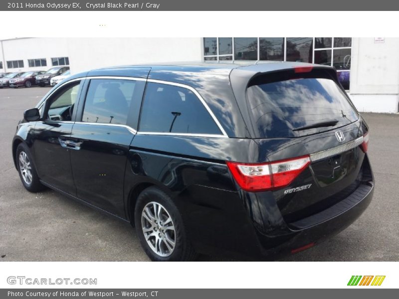 Crystal Black Pearl / Gray 2011 Honda Odyssey EX