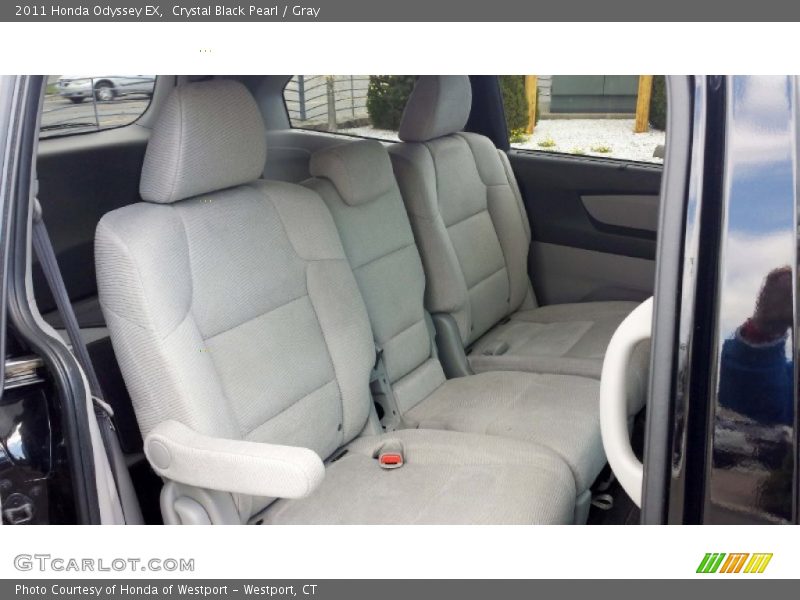 Crystal Black Pearl / Gray 2011 Honda Odyssey EX