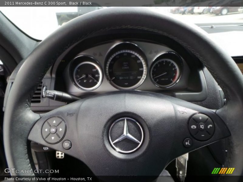 Black / Black 2011 Mercedes-Benz C 300 Sport