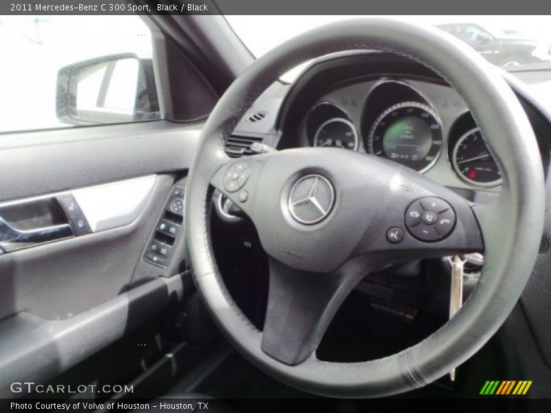 Black / Black 2011 Mercedes-Benz C 300 Sport