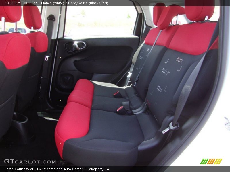 Rear Seat of 2014 500L Pop