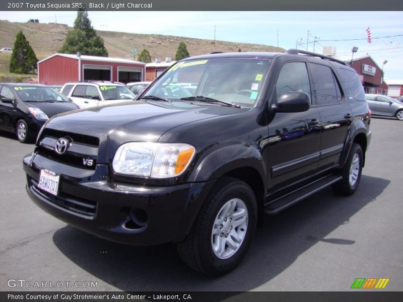 Black / Light Charcoal 2007 Toyota Sequoia SR5