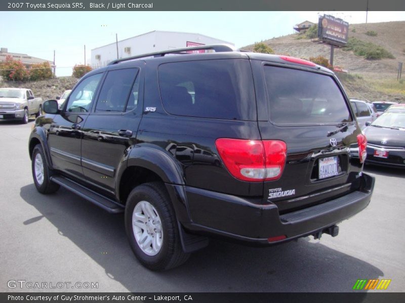 Black / Light Charcoal 2007 Toyota Sequoia SR5