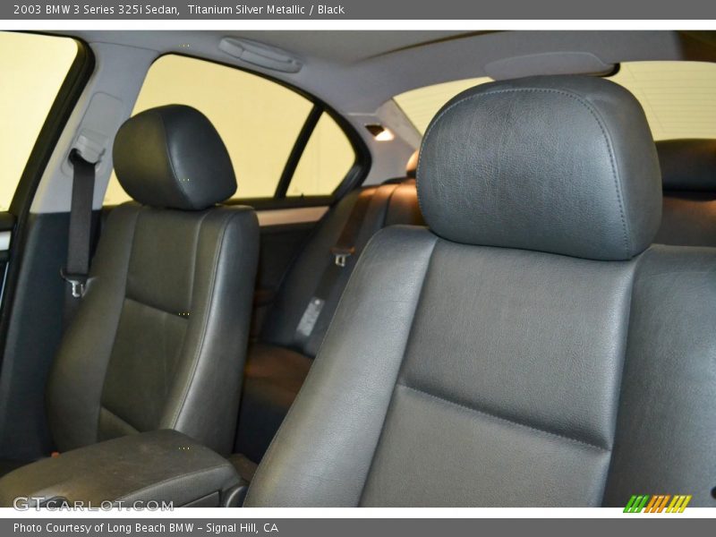 Titanium Silver Metallic / Black 2003 BMW 3 Series 325i Sedan