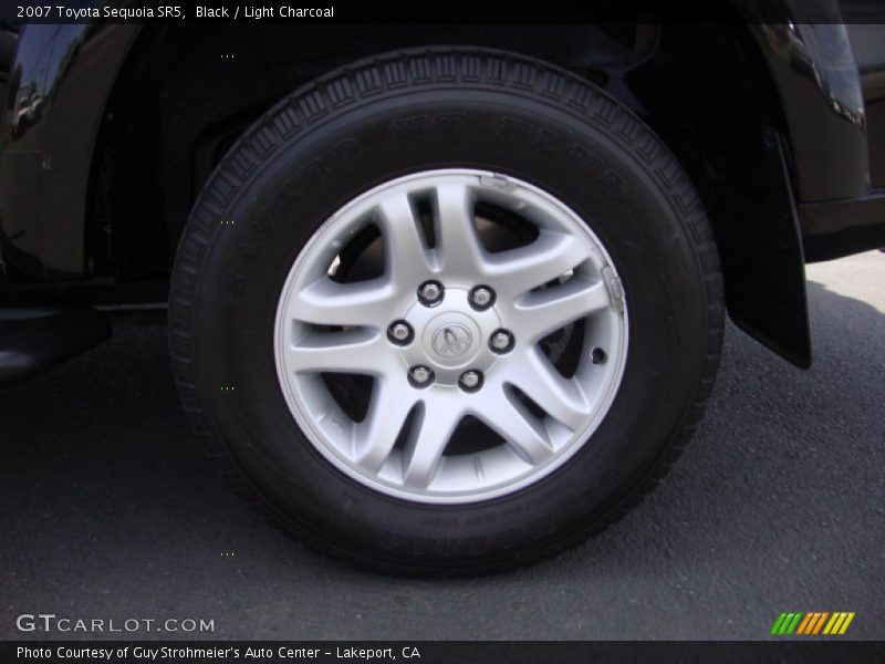 Black / Light Charcoal 2007 Toyota Sequoia SR5