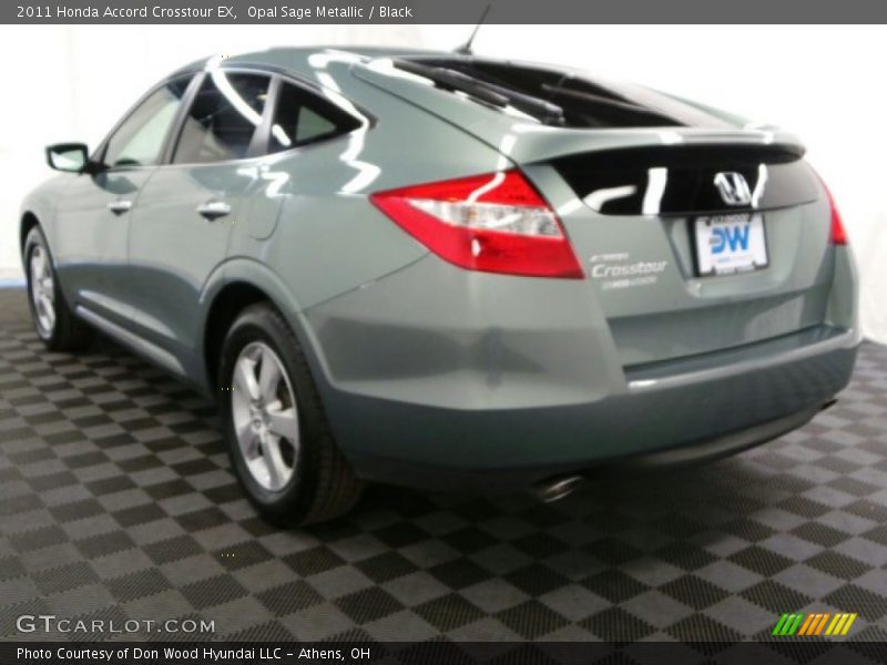 Opal Sage Metallic / Black 2011 Honda Accord Crosstour EX