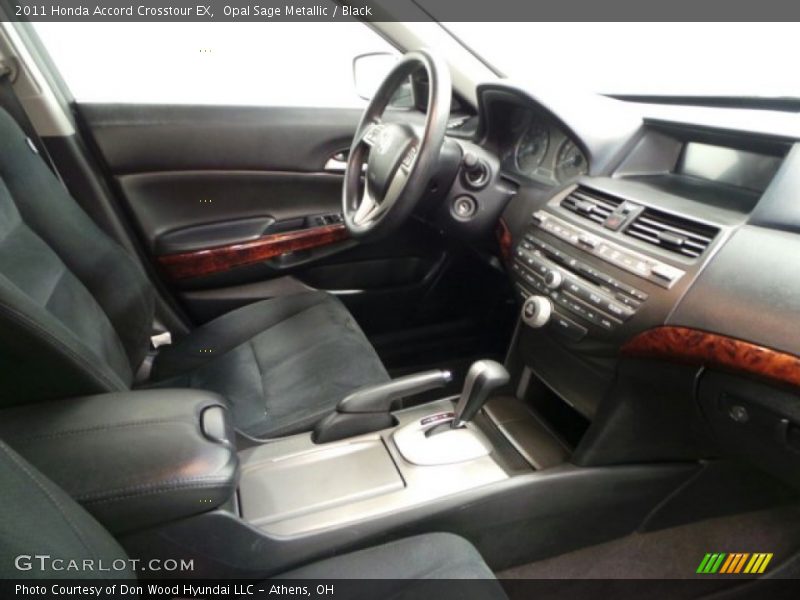 Opal Sage Metallic / Black 2011 Honda Accord Crosstour EX