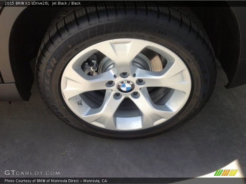 Jet Black / Black 2015 BMW X1 sDrive28i