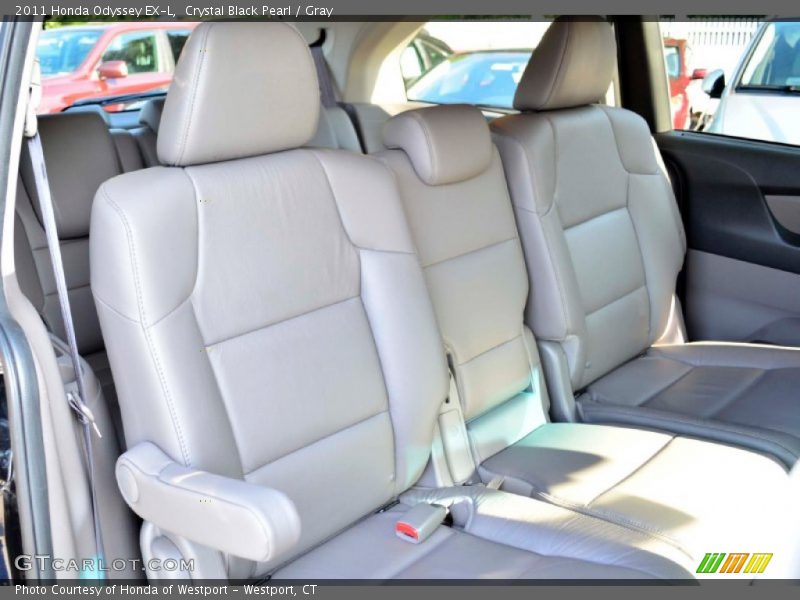 Crystal Black Pearl / Gray 2011 Honda Odyssey EX-L