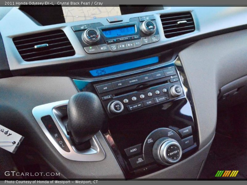 Crystal Black Pearl / Gray 2011 Honda Odyssey EX-L