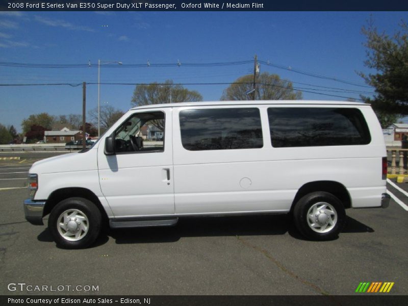 Oxford White / Medium Flint 2008 Ford E Series Van E350 Super Duty XLT Passenger