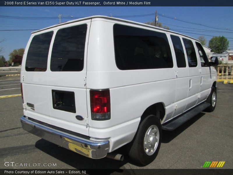 Oxford White / Medium Flint 2008 Ford E Series Van E350 Super Duty XLT Passenger