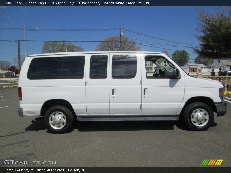 Oxford White / Medium Flint 2008 Ford E Series Van E350 Super Duty XLT Passenger