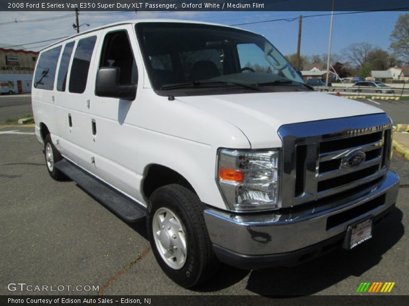 Oxford White / Medium Flint 2008 Ford E Series Van E350 Super Duty XLT Passenger