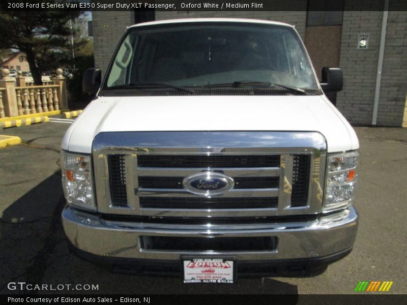 Oxford White / Medium Flint 2008 Ford E Series Van E350 Super Duty XLT Passenger