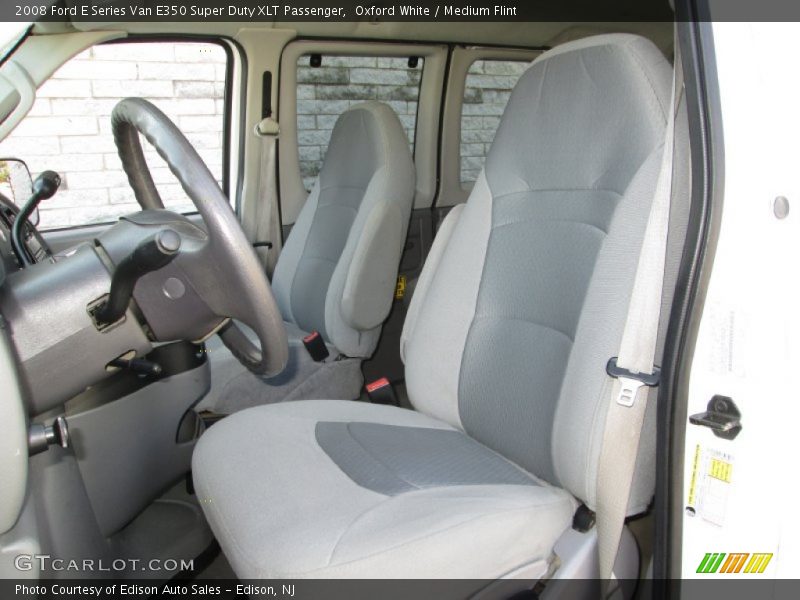 Oxford White / Medium Flint 2008 Ford E Series Van E350 Super Duty XLT Passenger