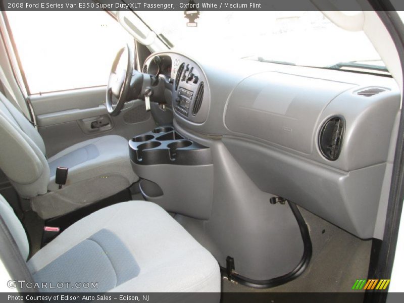 Oxford White / Medium Flint 2008 Ford E Series Van E350 Super Duty XLT Passenger