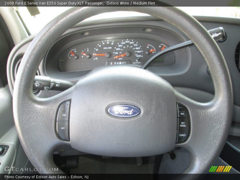 Oxford White / Medium Flint 2008 Ford E Series Van E350 Super Duty XLT Passenger