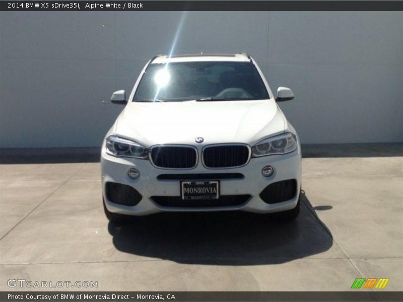 Alpine White / Black 2014 BMW X5 sDrive35i