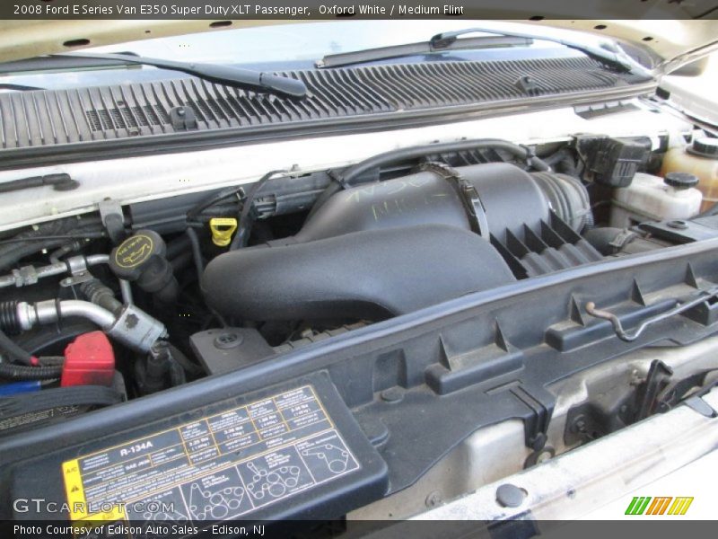 Oxford White / Medium Flint 2008 Ford E Series Van E350 Super Duty XLT Passenger