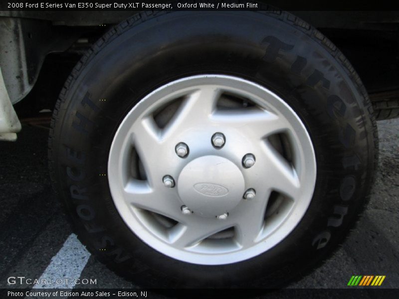 Oxford White / Medium Flint 2008 Ford E Series Van E350 Super Duty XLT Passenger