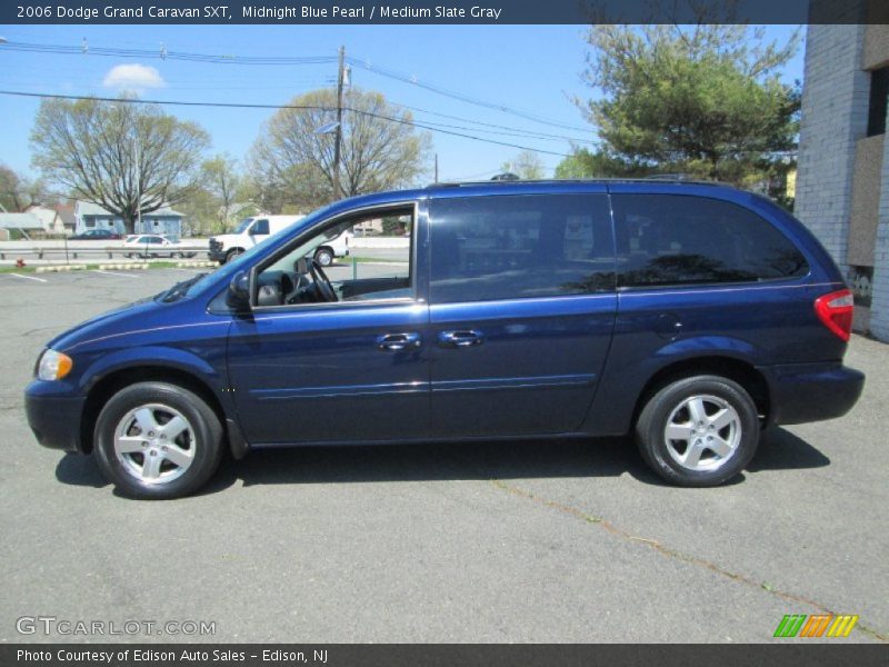 Midnight Blue Pearl / Medium Slate Gray 2006 Dodge Grand Caravan SXT