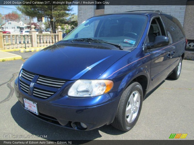 Midnight Blue Pearl / Medium Slate Gray 2006 Dodge Grand Caravan SXT