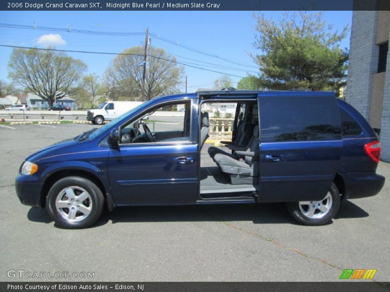 Midnight Blue Pearl / Medium Slate Gray 2006 Dodge Grand Caravan SXT
