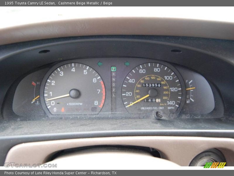 Cashmere Beige Metallic / Beige 1995 Toyota Camry LE Sedan