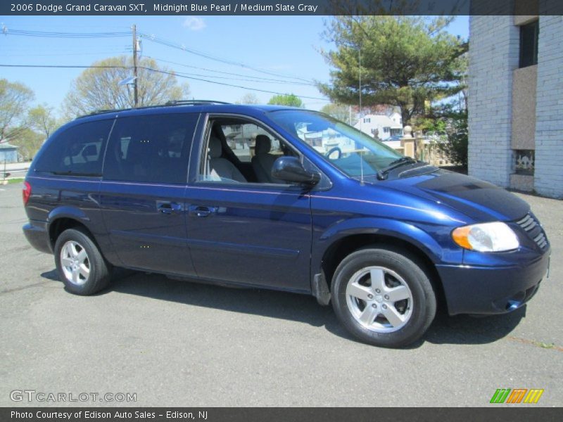 Midnight Blue Pearl / Medium Slate Gray 2006 Dodge Grand Caravan SXT