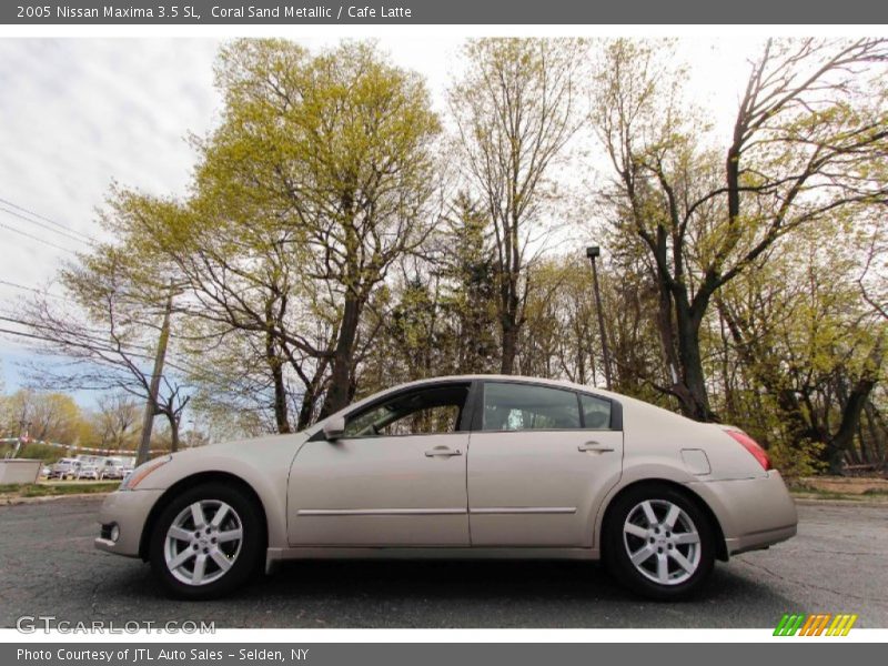 Coral Sand Metallic / Cafe Latte 2005 Nissan Maxima 3.5 SL