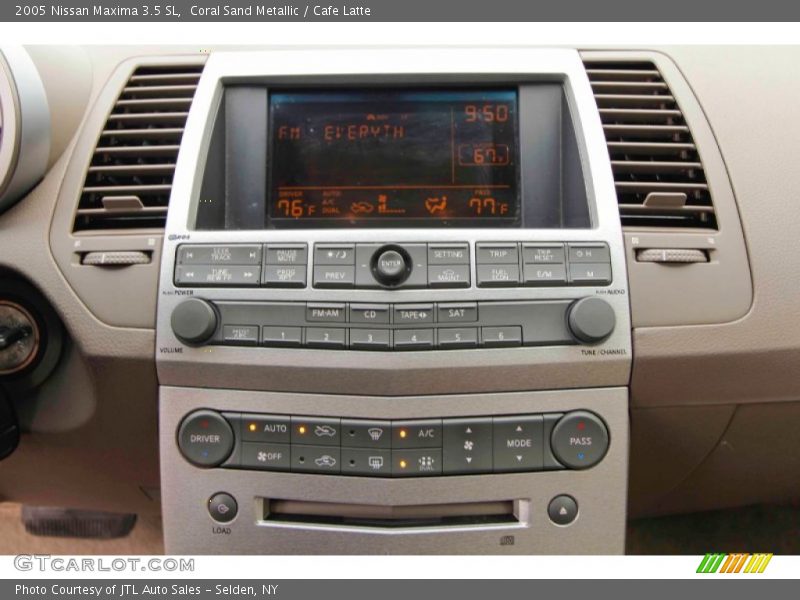 Controls of 2005 Maxima 3.5 SL