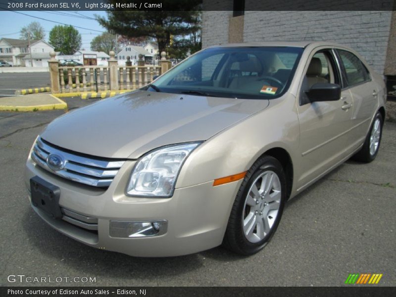 Light Sage Metallic / Camel 2008 Ford Fusion SEL V6