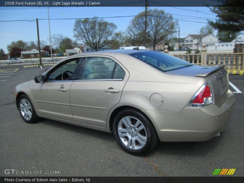 Light Sage Metallic / Camel 2008 Ford Fusion SEL V6