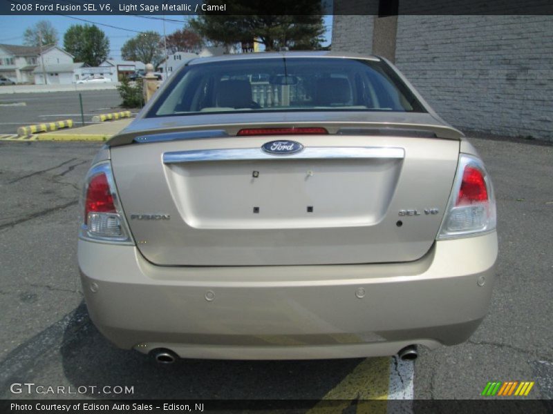 Light Sage Metallic / Camel 2008 Ford Fusion SEL V6
