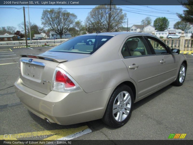 Light Sage Metallic / Camel 2008 Ford Fusion SEL V6
