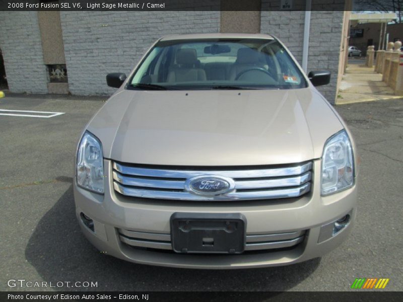 Light Sage Metallic / Camel 2008 Ford Fusion SEL V6