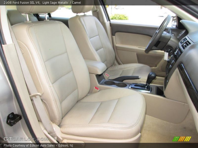 Light Sage Metallic / Camel 2008 Ford Fusion SEL V6