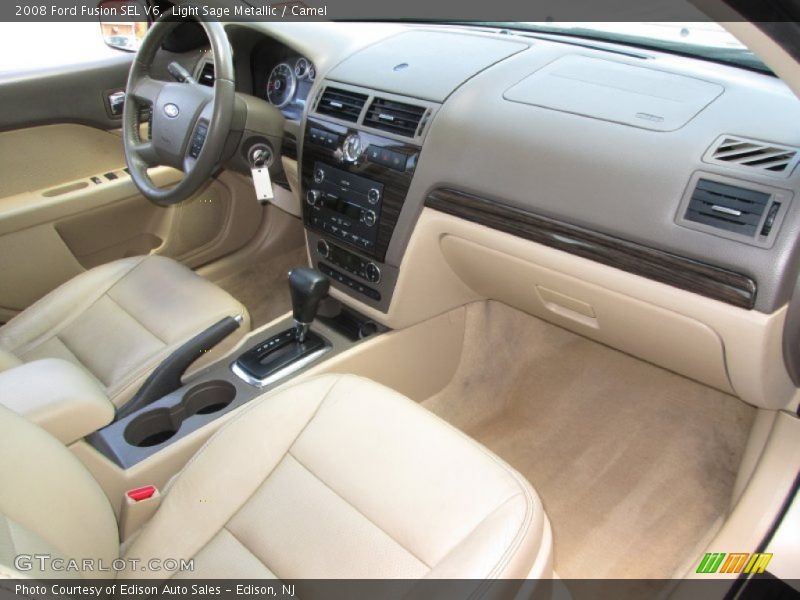 Light Sage Metallic / Camel 2008 Ford Fusion SEL V6