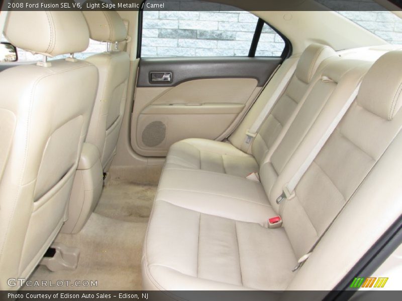Light Sage Metallic / Camel 2008 Ford Fusion SEL V6