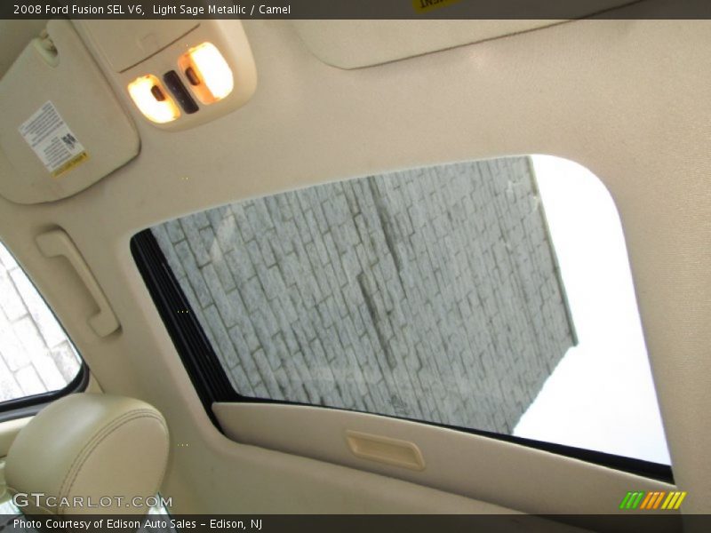 Light Sage Metallic / Camel 2008 Ford Fusion SEL V6